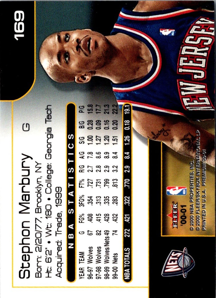 2000 Fleer Premium Stephon Marbury