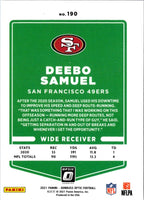 2021 Donruss Optic Red Stars Deebo Samuel #190