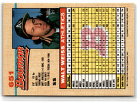 1992 Bowman Walt Weiss #651