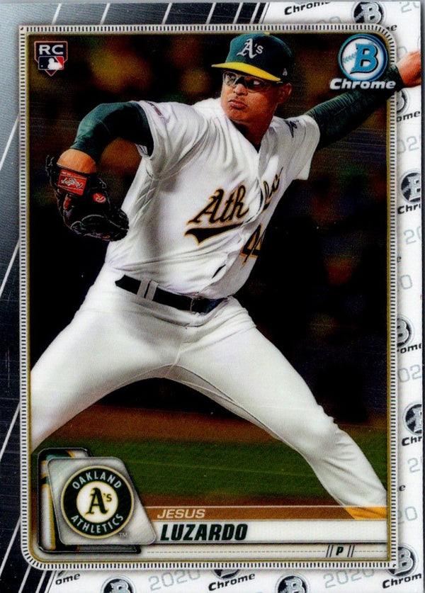 2020 Bowman Chrome Jesus Luzardo #62 Rookie