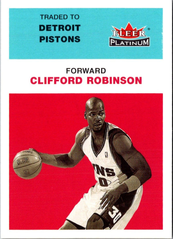 2001 Fleer Platinum Clifford Robinson #139