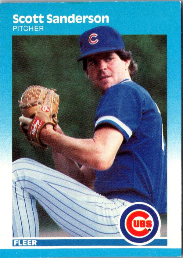 1987 Fleer Scott Sanderson #573