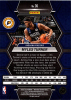 2022 Panini Mosaic Myles Turner #36