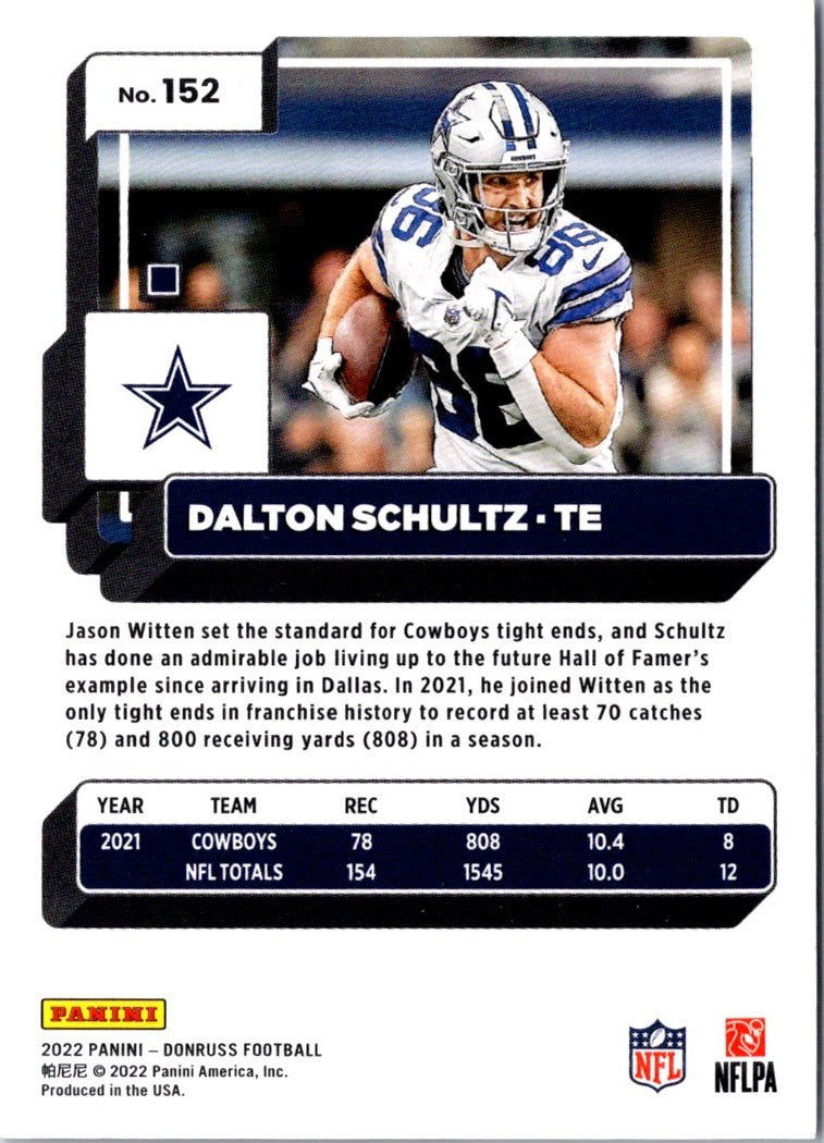 2022 Donruss Dalton Schultz