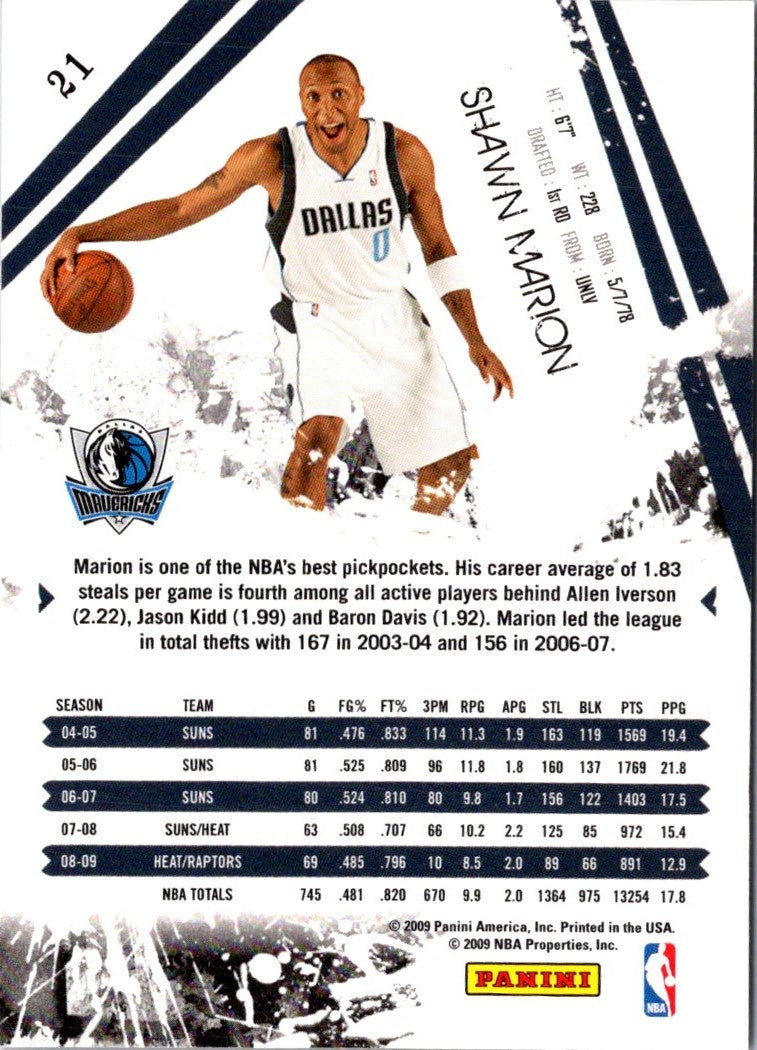 2009 Panini Shawn Marion #