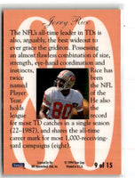 1994 Ultra Flair Hot Numbers Jerry Rice #9
