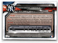2018 Bowman Prospects Blue Justus Sheffield #BP69 056/150