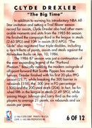 1993 Fleer Clyde Drexler Career Highlights Clyde Drexler