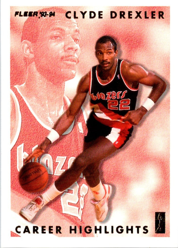 1993 Fleer Clyde Drexler Career Highlights Clyde Drexler #6