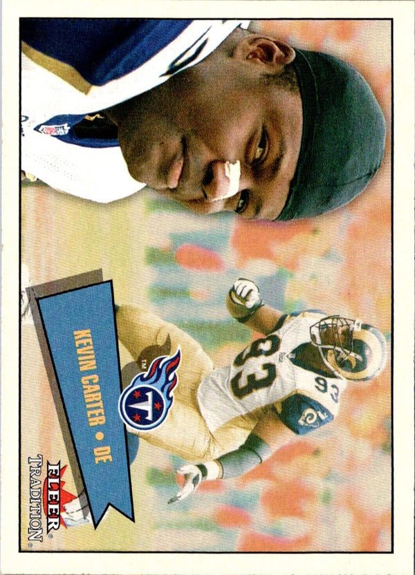 2001 Fleer Tradition Kevin Carter #200