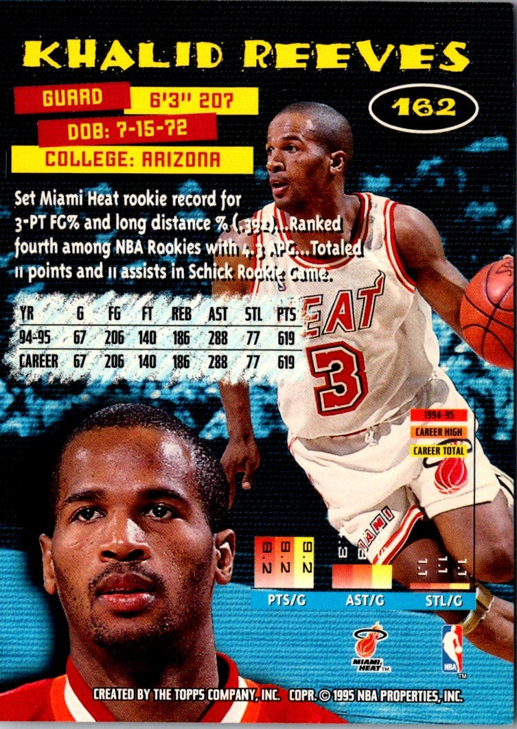 1995 Stadium Club Khalid Reeves