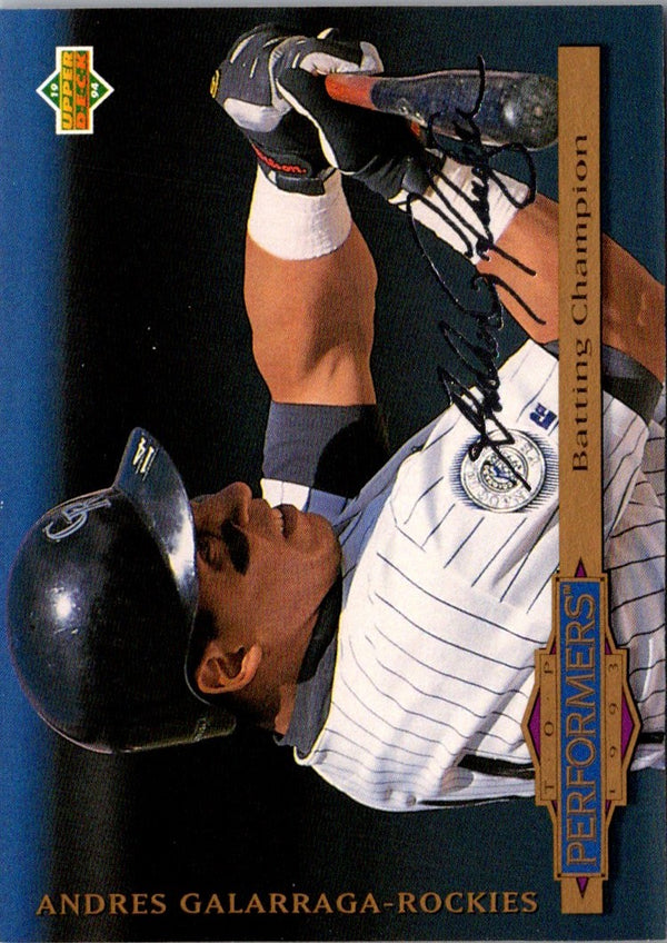 1993 Studio Superstars on Canvas Andres Galarraga #9