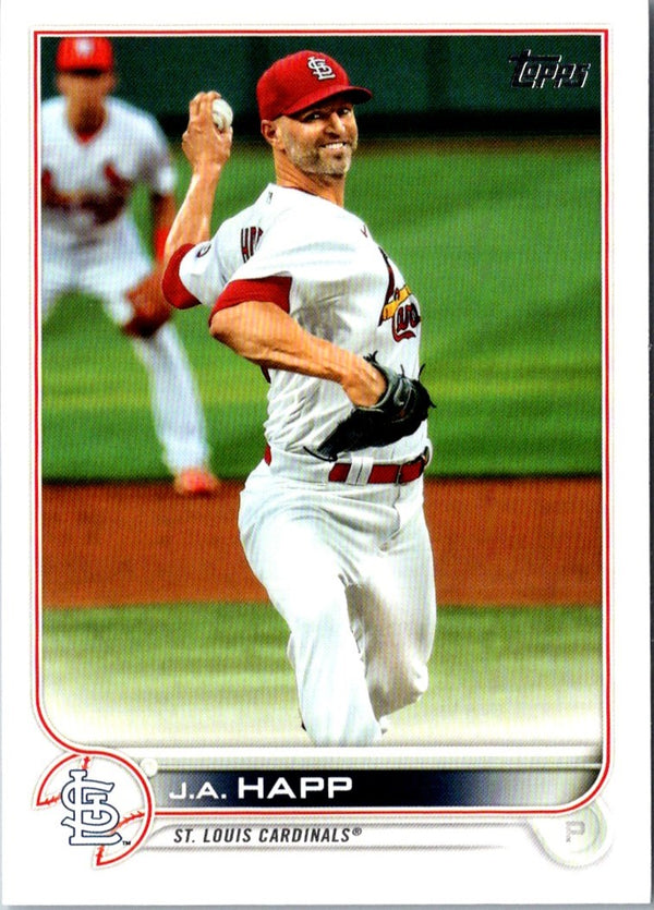 2022 Topps J.A. Happ #334