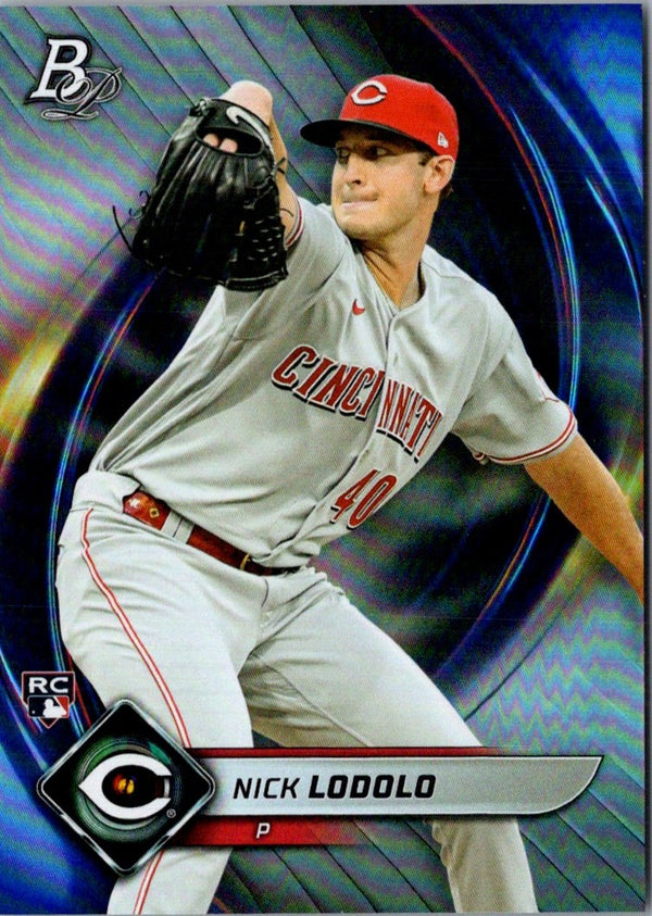 2022 Bowman Platinum Nick Lodolo #39 Rookie