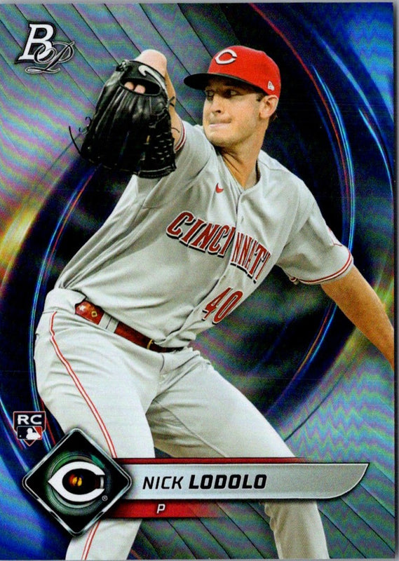 2022 Bowman Platinum Nick Lodolo #39 Rookie