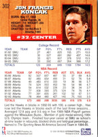 1993 Hoops Jon Koncak #302