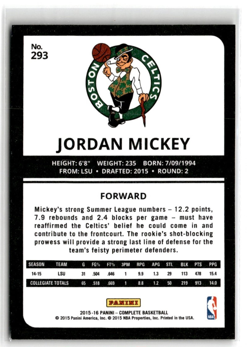 2015 Panini Complete Silver Jordan Mickey