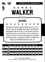 2015 Hoops Kemba Walker #52