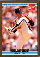 1992 Donruss Coca-Cola Nolan Ryan Nolan Ryan
