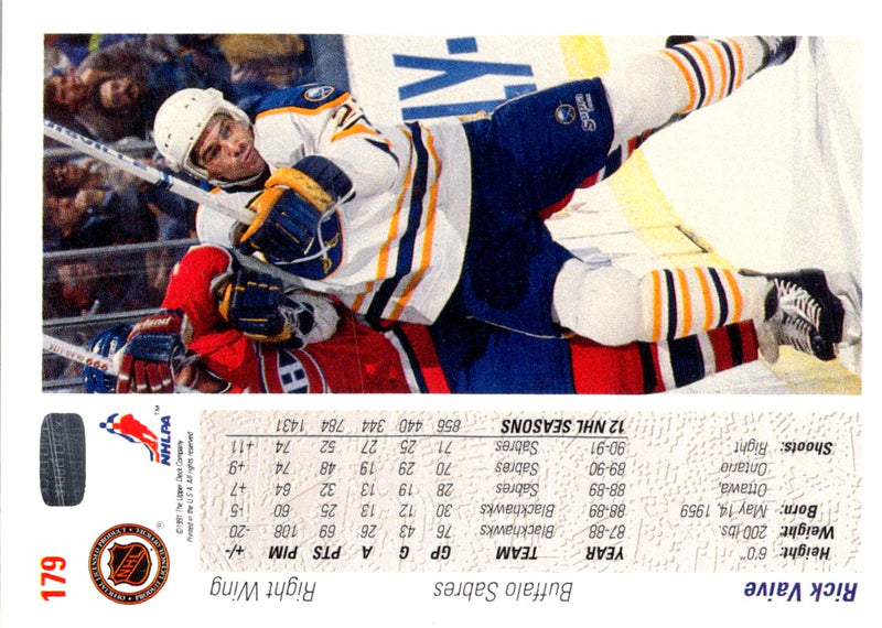 1991 Upper Deck Rick Vaive