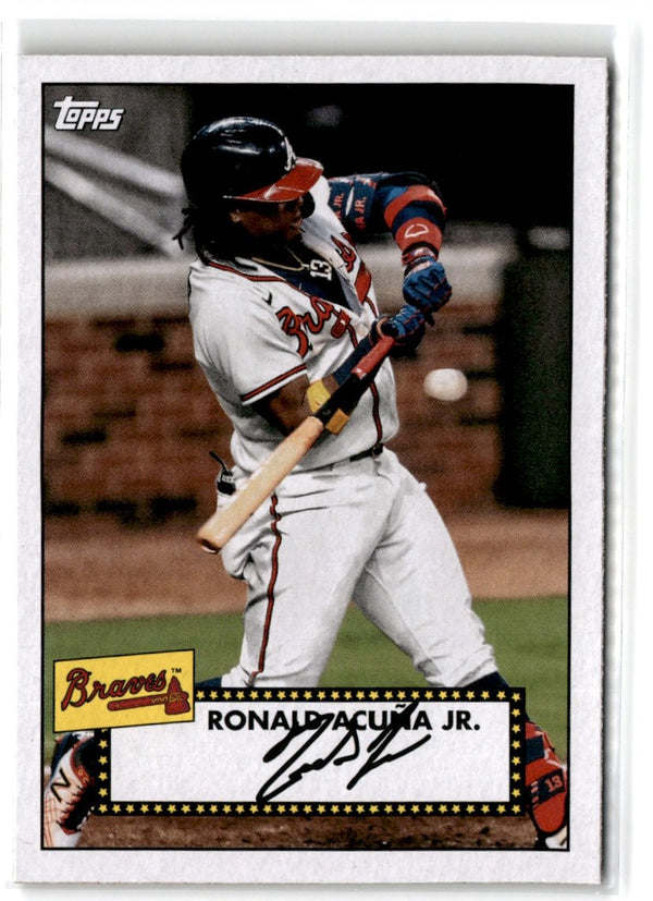 2021 Topps 1952 Redux Ronald AcuÃ±a Jr. #T52-45