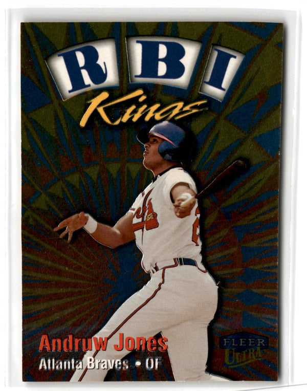 1999 Fleer-Ultra rbi kings Andruw Jones #17