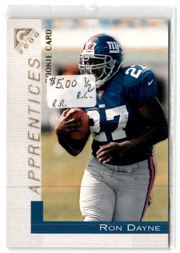 2000 Topps Gallery Ron Dayne #158 Rookie