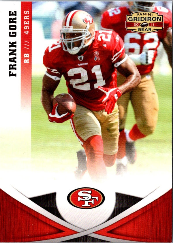 2011 Panini Gridiron Gear Frank Gore #134