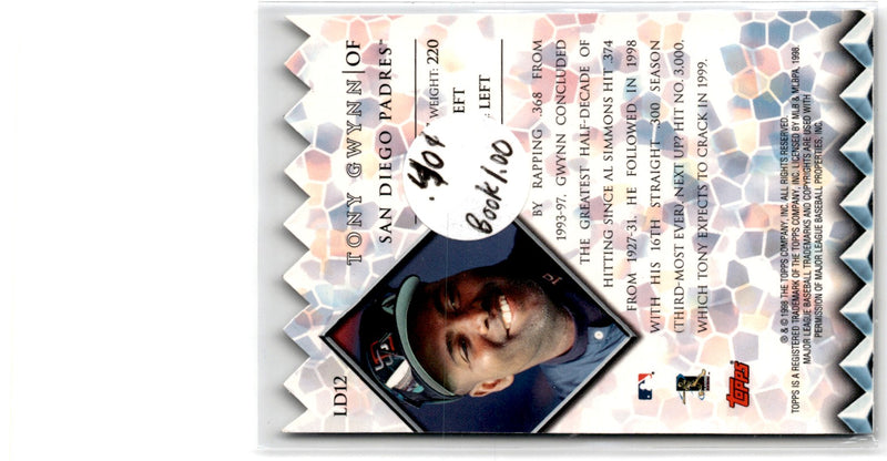 1999 Topps Lords of the Diamond Tony Gwynn