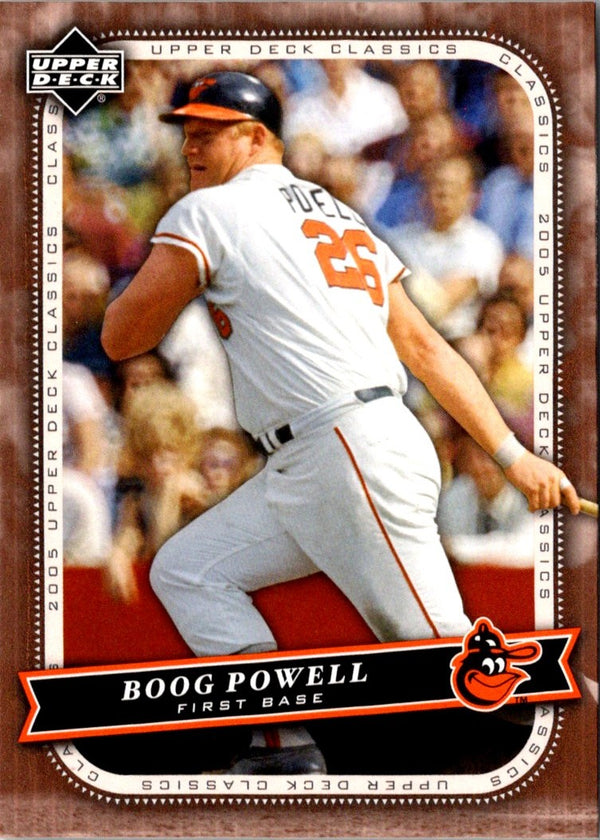 2005 Upper Deck Classics Boog Powell #13