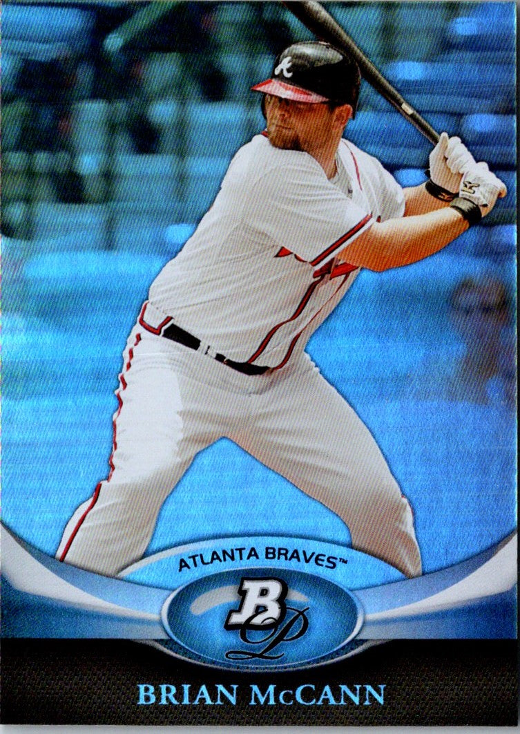 2011 Bowman Platinum Brian McCann