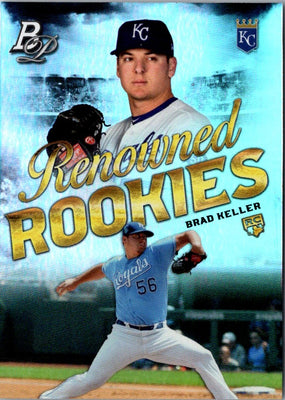 2019 Bowman Platinum Renowned Rookies Brad Keller #RR-18