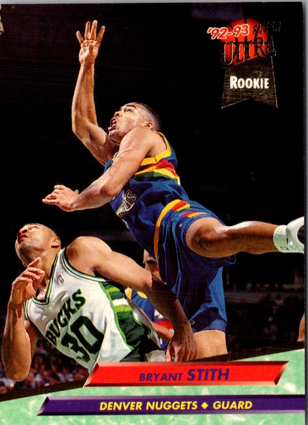 1992 Ultra Bryant Stith #255 Rookie