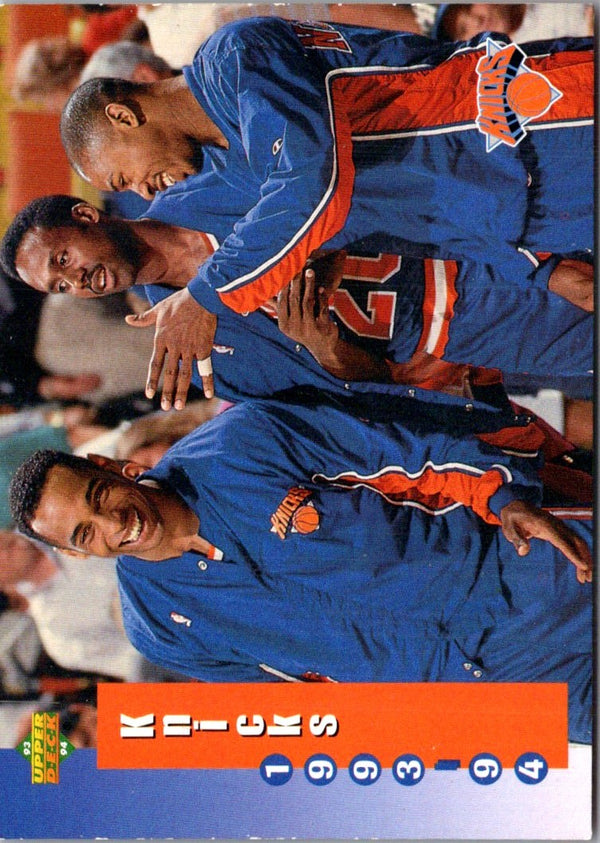 1993 Upper Deck New York Knicks #227