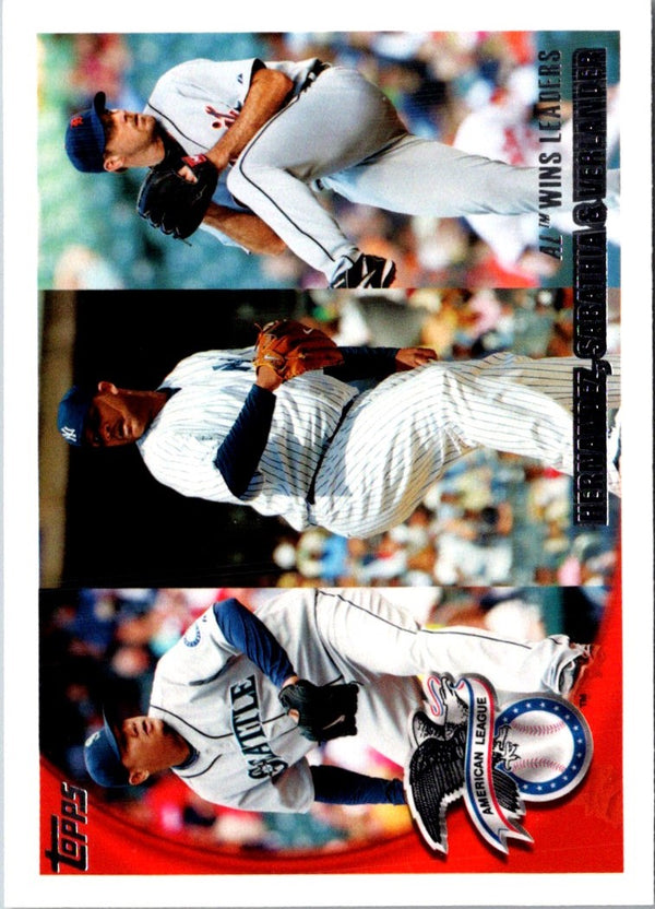 2010 Topps American League Wins Leaders #171