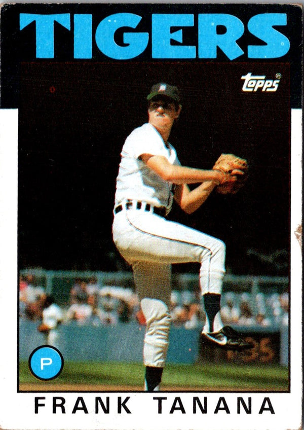 1986 Topps Frank Tanana #592