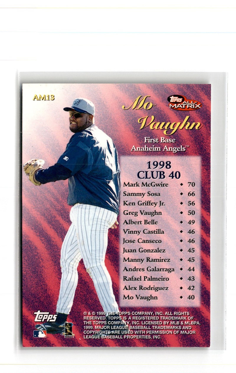 1999 Topps All-Matrix Mo Vaughn