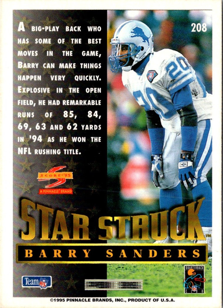 1995 Score Red Siege Barry Sanders