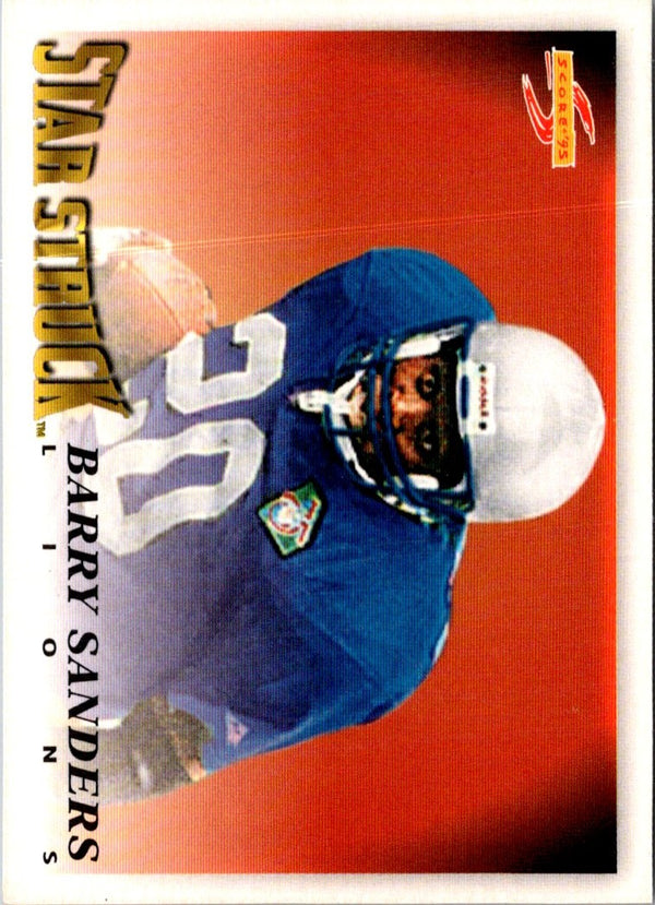 1995 Score Red Siege Barry Sanders #208