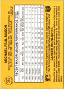 1987 Donruss Mike Mason