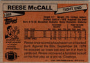 1981 Topps Reese McCall