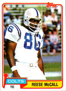 1981 Topps Reese McCall