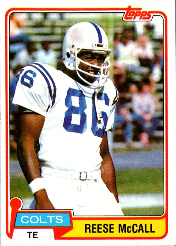 1981 Topps Reese McCall #368