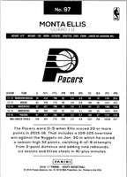 2016 Hoops Monta Ellis #97