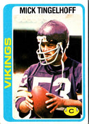 1978 Topps Mick Tingelhoff
