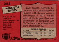 1987 Topps Kenneth Davis #352 Rookie