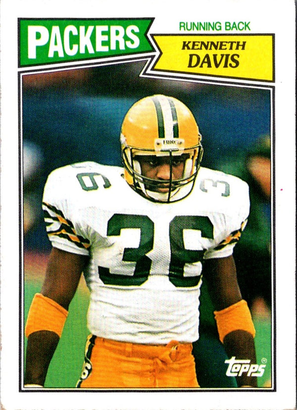 1987 Topps Kenneth Davis #352 Rookie