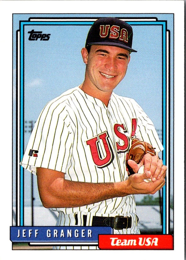 1992 Topps Traded Jeff Granger #43T