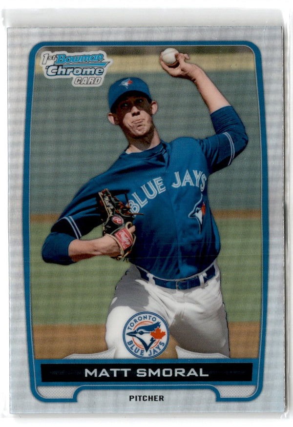 2012 Bowman Draft Picks & Prospects Chrome Matt Smoral #BDPP36 Refractor