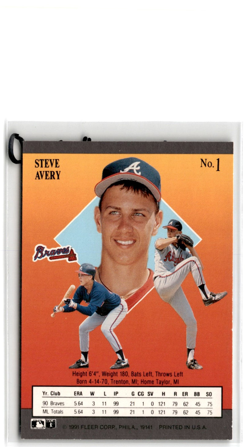 1993 Fleer Steve Avery